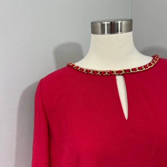 Tahari Red Dress - Picture 3 of 14